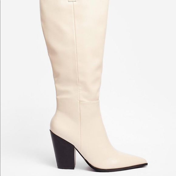 S3 - White western cowboy cream boots Never worn - Picture 4 of 13